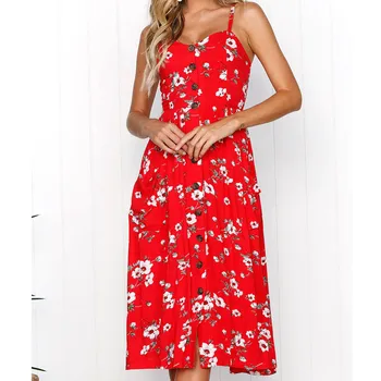 Fashion Women Drawstring Sleeveless Dresses 2018 New Ladies Button Pattern Short Dress Casual Floral Printed Pocket Mini Dresses
Fashion Women Drawstring Sleeveless Dresses 2018 New Ladies Button Pattern Short Dress Casual Floral Printed Pocket Mini Dresses
