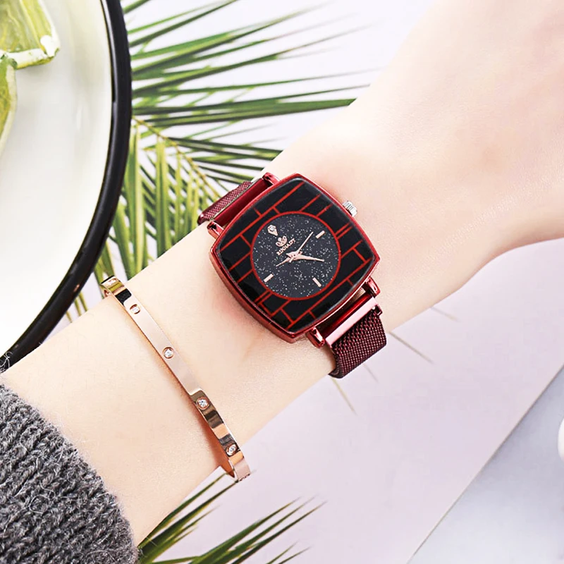 WJ-7871 2019 Watches Women Fashion Luxury Starry Sky Square Magnetic Buckle Ladies Quartz Watch For Female horloges vrouwen
WJ-7871 2019 Watches Women Fashion Luxury Starry Sky Square Magnetic Buckle Ladies Quartz Watch For Female horloges vrouwen