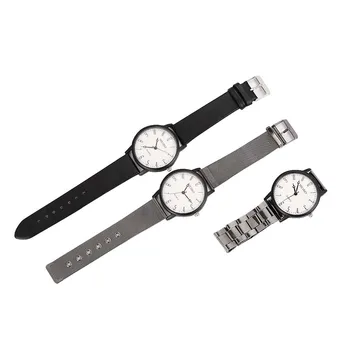 3PCS Combination Mesh Belt Steel Strip Leather Belt Watch Precision Scale Men's watch Wrist Party decoration suit Dress Watch
3PCS Combination Mesh Belt Steel Strip Leather Belt Watch Precision Scale Men's watch Wrist Party decoration suit Dress Watch