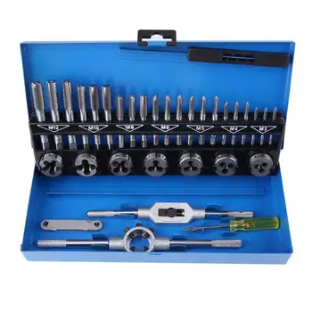 32pcs/Set Alloy Steel Durable Metric Tap Die Plug Drill Bits M3 M4 M5 M6 M8 M10 Hand Tools for Professional Metalworking
32pcs/Set Alloy Steel Durable Metric Tap Die Plug Drill Bits M3 M4 M5 M6 M8 M10 Hand Tools for Professional Metalworking