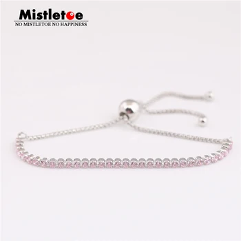 Mistletoe Authentic 925 Sterling Silver Pink Sparkling Strand Bracelet, Pink CZ Fit Eurpeon Jewelry
Mistletoe Authentic 925 Sterling Silver Pink Sparkling Strand Bracelet, Pink CZ Fit Eurpeon Jewelry