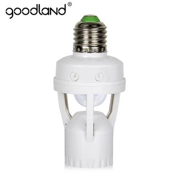 Goodland E27 Socket 110V 220V E27 Lamp Holder with Motion Sensor 60W Infrared Induction E27 Lamp Base Holder for Light Bulb
Goodland E27 Socket 110V 220V E27 Lamp Holder with Motion Sensor 60W Infrared Induction E27 Lamp Base Holder for Light Bulb