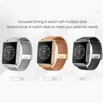 Z60 Smart Watch Metal Clock With Sim Card Slot Push Message Bluetooth Connectivity Android IOS Phone Smartwatch Wristbands
Z60 Smart Watch Metal Clock With Sim Card Slot Push Message Bluetooth Connectivity Android IOS Phone Smartwatch Wristbands