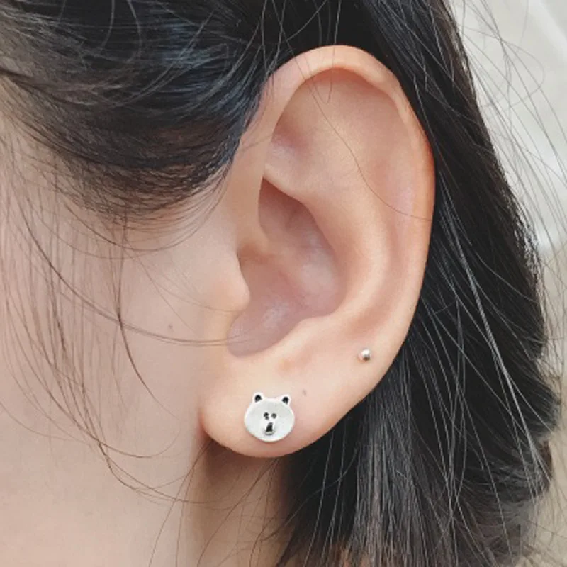 New Silver Color Cute Panda Earrings Lovely Animal earrings cartoon Bear Earrings for girl women Fashion Jewelry
New Silver Color Cute Panda Earrings Lovely Animal earrings cartoon Bear Earrings for girl women Fashion Jewelry