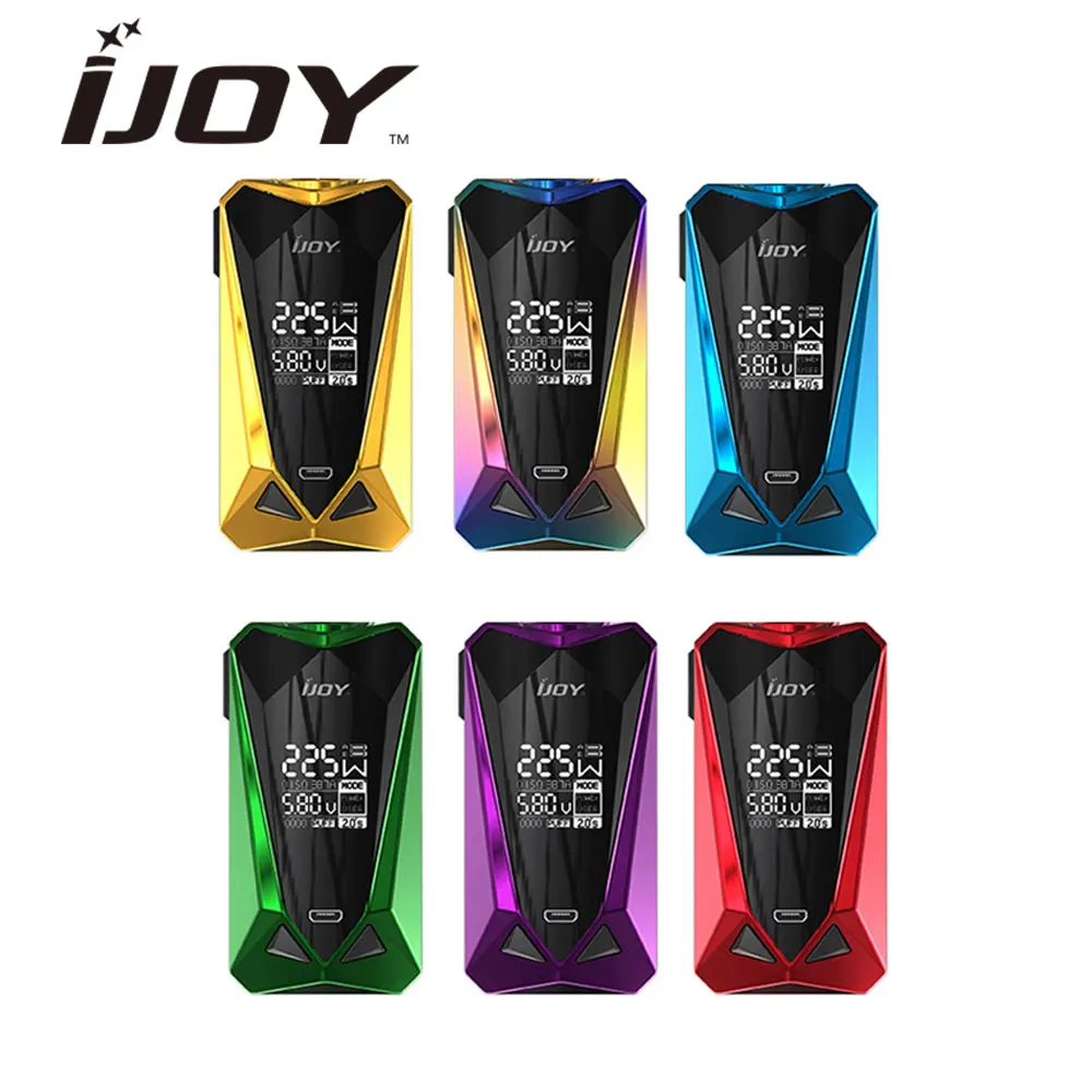 New 225W Original IJOY Diamond Mini TC Box MOD with advanced TC/ VW modes & large OLED display & USB Quick Charging e-cig mod
New 225W Original IJOY Diamond Mini TC Box MOD with advanced TC/ VW modes & large OLED display & USB Quick Charging e-cig mod