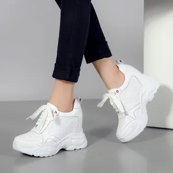 Women Shoes 2019 New Autumn Waterproof Wedges Woman Casual Shoes Platform Heels Female Leisure Height Increasing Women Sneakers
Women Shoes 2019 New Autumn Waterproof Wedges Woman Casual Shoes Platform Heels Female Leisure Height Increasing Women Sneakers