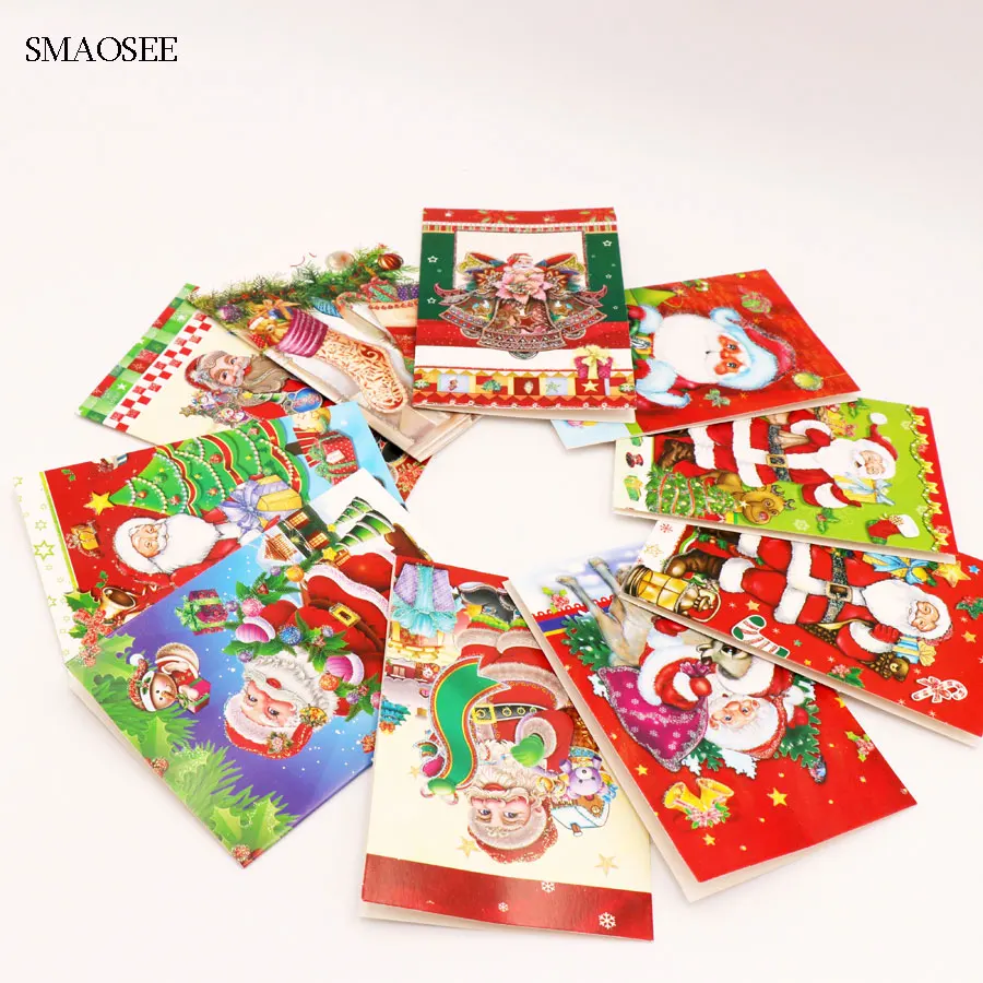 18Pcs/Pack Cartoon Santa Claus Christmas Greeting Card Navidad Postcards Xmas Greeting Cards Christmas Decorations For Home Gift
18Pcs/Pack Cartoon Santa Claus Christmas Greeting Card Navidad Postcards Xmas Greeting Cards Christmas Decorations For Home Gift
