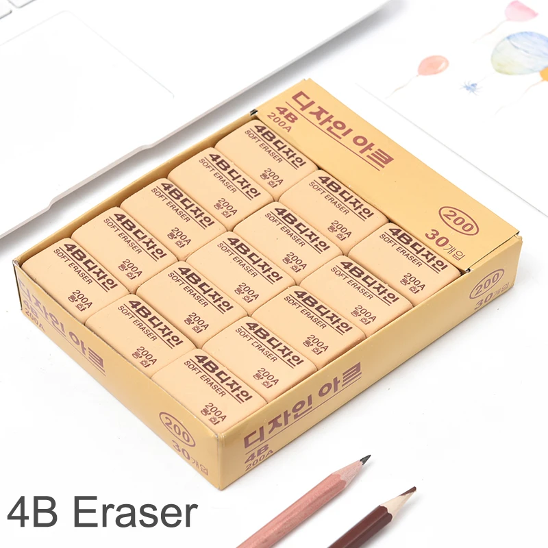 4B Pencils Eraser Korea Writing Drawing Eraser Rubber pencil eraser-Art Drawing student stationery for Office School
4B Pencils Eraser Korea Writing Drawing Eraser Rubber pencil eraser-Art Drawing student stationery for Office School