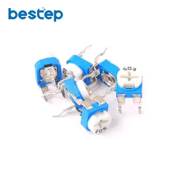 10PCS Trimmer Potentiometer RM065 RM-065 50Kohm 503 50K Trimmer Resistors Variable adjustable Resistors
10PCS Trimmer Potentiometer RM065 RM-065 50Kohm 503 50K Trimmer Resistors Variable adjustable Resistors