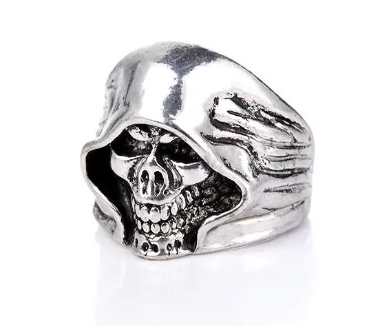Vintage Evil Skeleton Skull Ring Men Chunky Stainless Stee Alloy Biker Rock Rap Punk Rock Hip Hop Skeleton Head Gothic Jewelry M
Vintage Evil Skeleton Skull Ring Men Chunky Stainless Stee Alloy Biker Rock Rap Punk Rock Hip Hop Skeleton Head Gothic Jewelry M