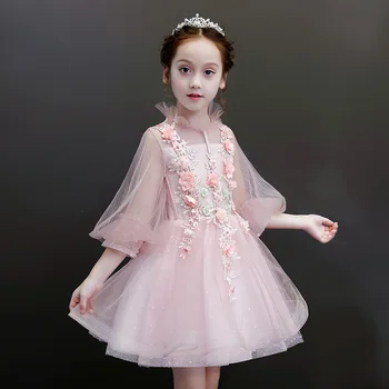 Summer Children's dress tutu Princess dress Birthday wedding dress host piano costume flower girl evening dress
Summer Children's dress tutu Princess dress Birthday wedding dress host piano costume flower girl evening dress