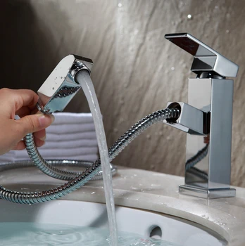 Elegant Solid Brass Chrome Functional Pull-out Spray Bathroom Vanity Sink / Basin / Torneira Faucets Mixers & Taps (UP-3108)
Elegant Solid Brass Chrome Functional Pull-out Spray Bathroom Vanity Sink / Basin / Torneira Faucets Mixers & Taps (UP-3108)