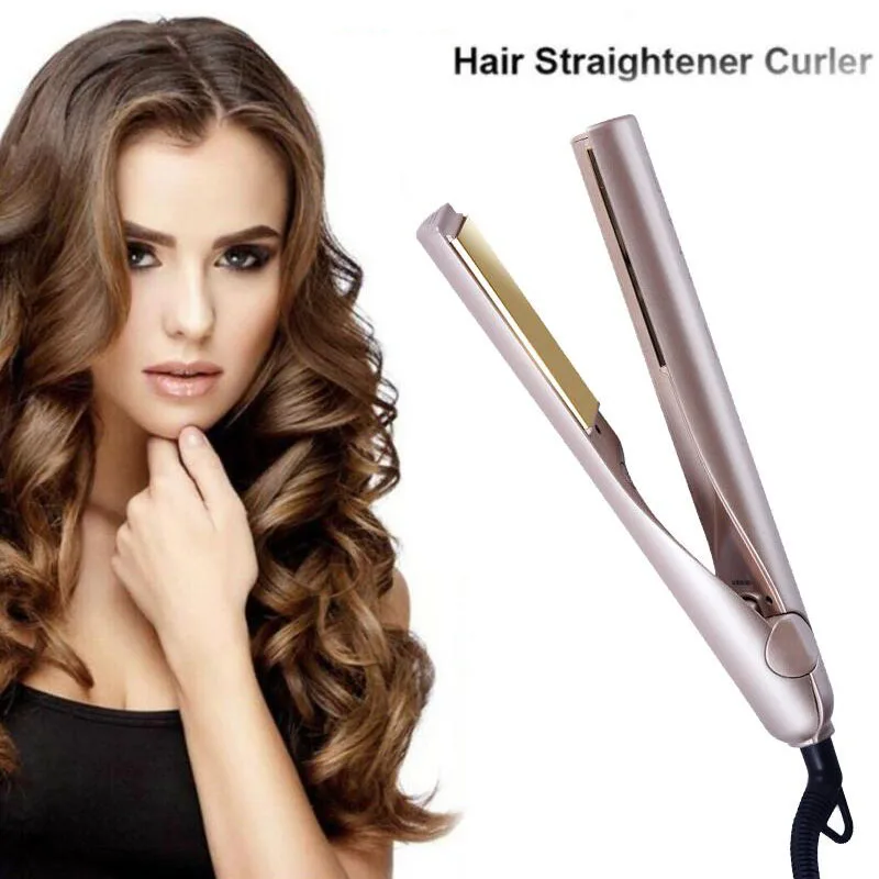 High Quality 2 in 1 Hair curler Hair Straightener Titanium Gold Plated Hair Styling Tool Curling - Drop Shipping
High Quality 2 in 1 Hair curler Hair Straightener Titanium Gold Plated Hair Styling Tool Curling - Drop Shipping