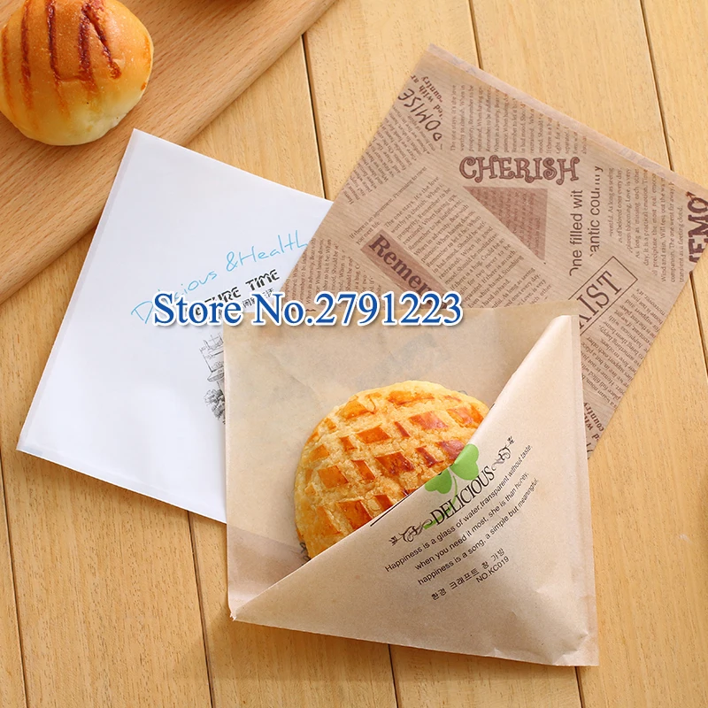100pcs/set Baking Package Oilproof Bread Craft Bakery Food Packing Kraft Sandwich Paper Bag Donut Bread Packaging Bags
100pcs/set Baking Package Oilproof Bread Craft Bakery Food Packing Kraft Sandwich Paper Bag Donut Bread Packaging Bags