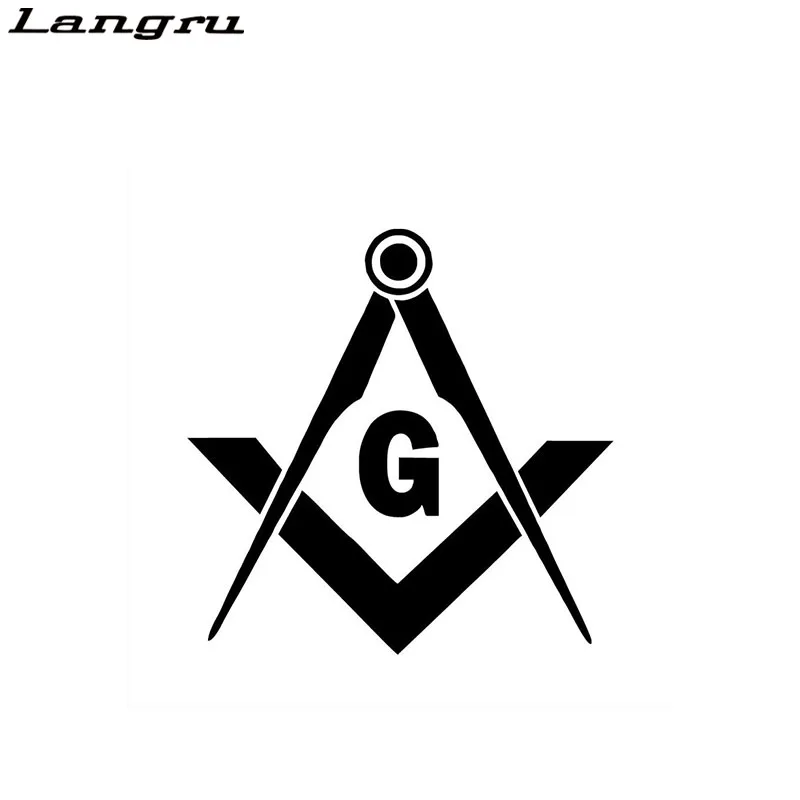Оригинальная виниловая наклейка Langru Freemasons стильная Автомобильная декоративная