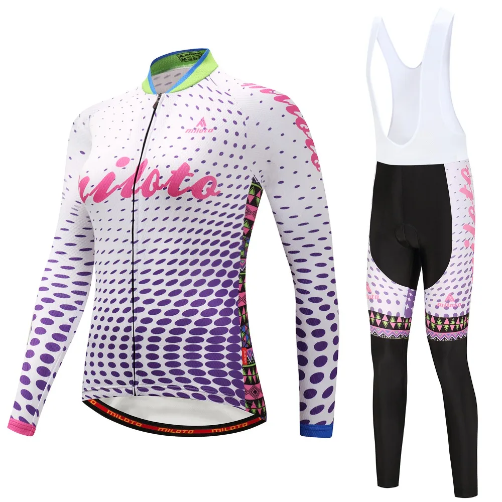 Women's Cycling Jerseys Set Long Sleeve Ladies Bike Clothing MTB Jerseys and GEL Padded Bib Pants / Trousers / Tights Suit Cycle
Women's Cycling Jerseys Set Long Sleeve Ladies Bike Clothing MTB Jerseys and GEL Padded Bib Pants / Trousers / Tights Suit Cycle