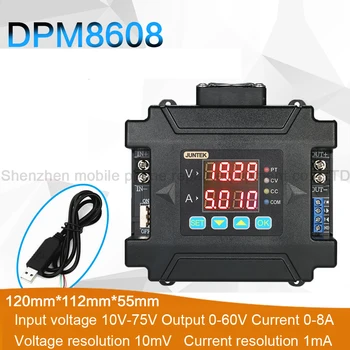 DPM8608 Module Converter Maintenance Power Supply Programmable Adjustable Digital Constant Current DC Voltage Power Supply
DPM8608 Module Converter Maintenance Power Supply Programmable Adjustable Digital Constant Current DC Voltage Power Supply