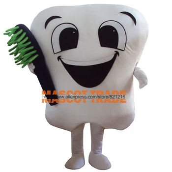 

Brand New tooth mascot costume party costumes fancy dental care character mascot dress amusement park outfit