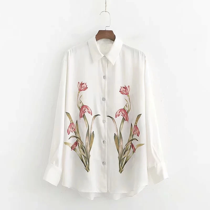 Flower Placement Print Long Sleeve Women Oversized Shirt Fashion White Blouse Summer Loose Tops Feminina Chemise S5338
Flower Placement Print Long Sleeve Women Oversized Shirt Fashion White Blouse Summer Loose Tops Feminina Chemise S5338