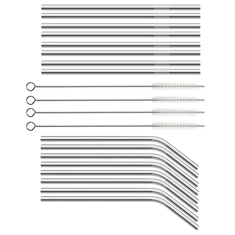 Reusable Straws Stainless steel Straw 20 Piece Collection With Extra Long Brushes Stainless steel Reusable Straw Set For Smoot
Reusable Straws Stainless steel Straw 20 Piece Collection With Extra Long Brushes Stainless steel Reusable Straw Set For Smoot
