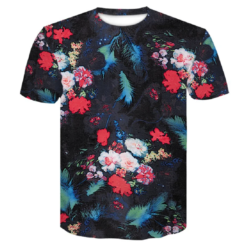 New Harajuku Funny Tshirt men Flowers Feather 3d Print Short Sleeve Tops & Tees Fashion Casual men's women's Large Size Tshirt
New Harajuku Funny Tshirt men Flowers Feather 3d Print Short Sleeve Tops & Tees Fashion Casual men's women's Large Size Tshirt