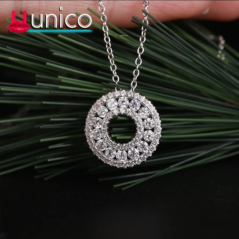 UUNICO 2018 hot Pendant Charm Cubic Zirconia Necklace for Woman 925 sterling silver Color Capital Chain Necklace Gift I520
UUNICO 2018 hot Pendant Charm Cubic Zirconia Necklace for Woman 925 sterling silver Color Capital Chain Necklace Gift I520