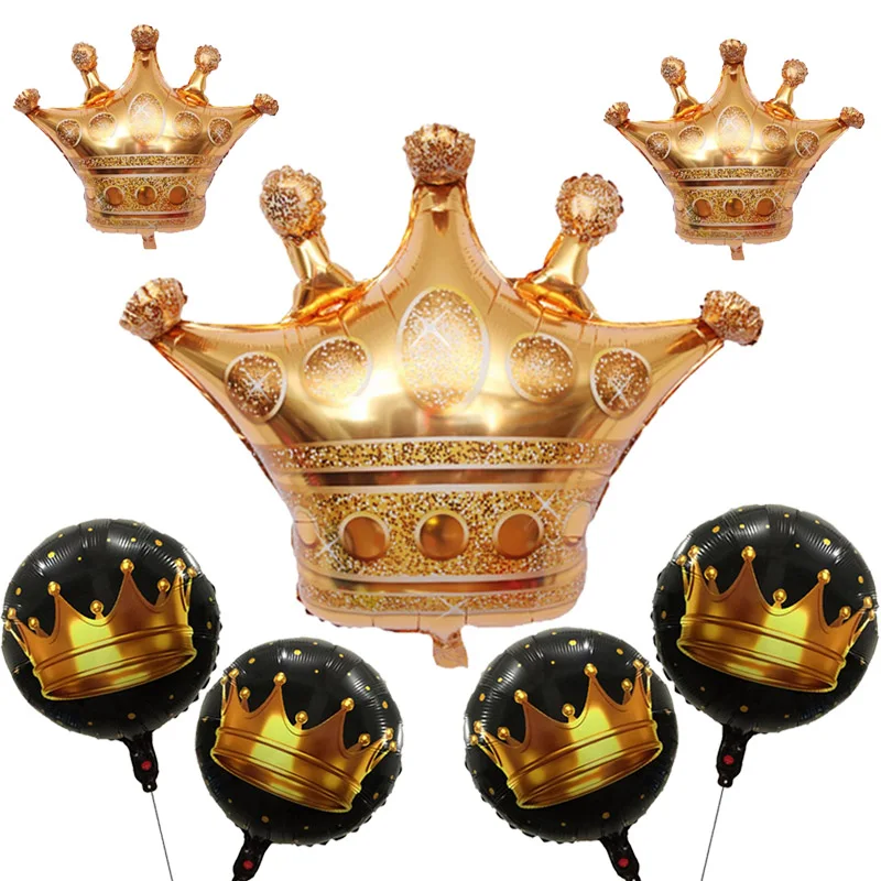1pcs Large Gold Crown foil Balloons Prince Princess Birthday blue pink crown Cheers Beers baloon Baby Shower Weeding Party Decor
1pcs Large Gold Crown foil Balloons Prince Princess Birthday blue pink crown Cheers Beers baloon Baby Shower Weeding Party Decor