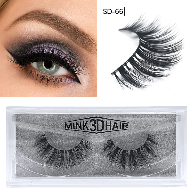 Newest 3D Thicken Mink Fur Handmade Women's Makeup Crossing Lashes False Curling Eyelash Extensions Eye Makeup
Newest 3D Thicken Mink Fur Handmade Women's Makeup Crossing Lashes False Curling Eyelash Extensions Eye Makeup