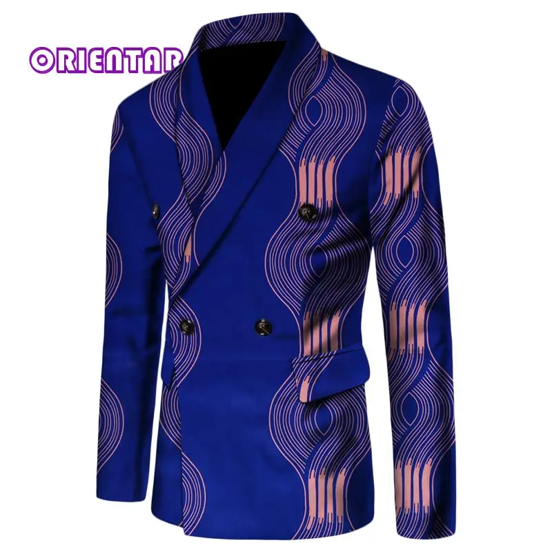 African Clothes for Men Long Sleeve Coat African Print Slim Fit Suit Blazer Male Men Bazin Riche African Overcoat Tops WYN190
African Clothes for Men Long Sleeve Coat African Print Slim Fit Suit Blazer Male Men Bazin Riche African Overcoat Tops WYN190