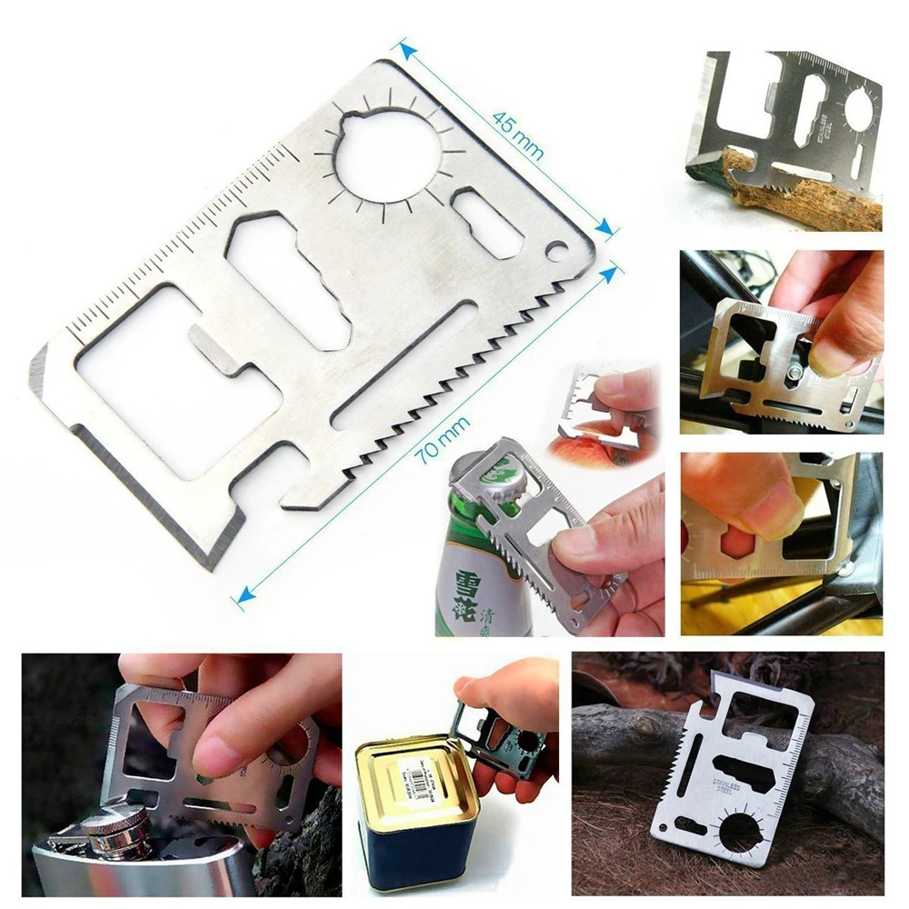 9 in 1 Outdoor survival kit emergency bag field survival box self-help box SOS equipment for Camping Hiking free shipping 14