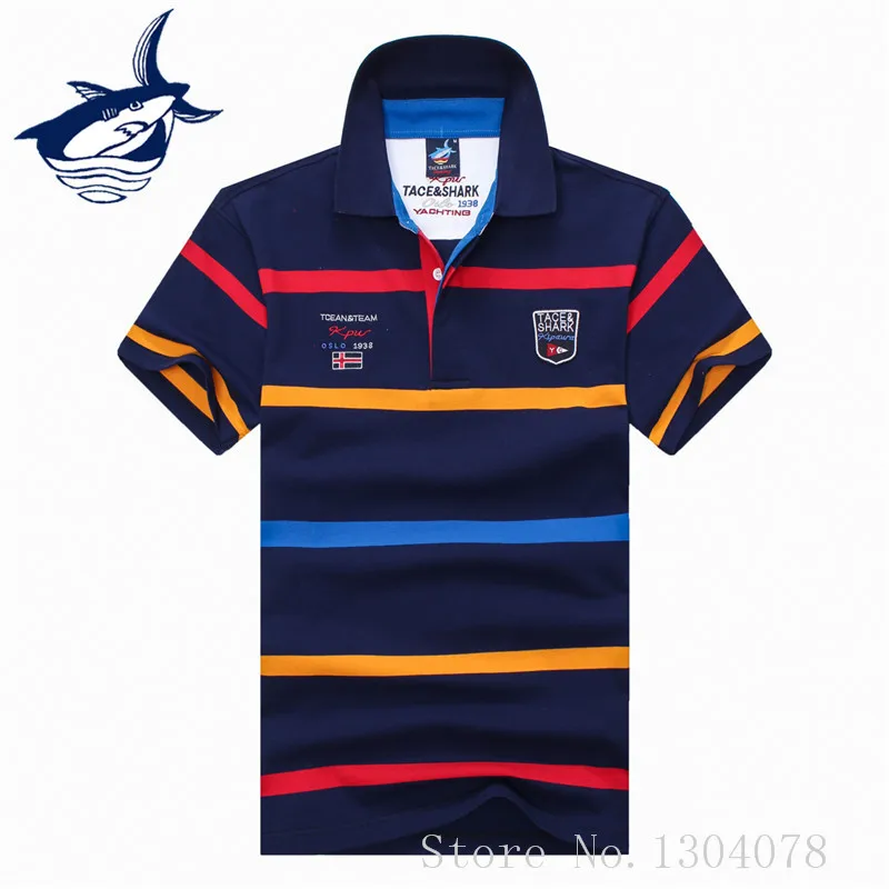 2019 New polo shirt men brand clothing Tace & Shark polo shirts cotton breathable striped shark men polo shirt camisa masculino
2019 New polo shirt men brand clothing Tace & Shark polo shirts cotton breathable striped shark men polo shirt camisa masculino