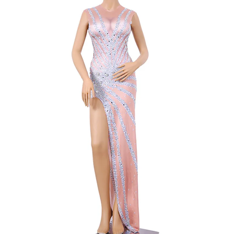 Full Sparkling Crystals Clothing Party Birthday Celebrate Sexy Outift Custom Dj Nightclub Singer Costume Classic Diamond Dress
Full Sparkling Crystals Clothing Party Birthday Celebrate Sexy Outift Custom Dj Nightclub Singer Costume Classic Diamond Dress