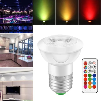 E27 GU10 RGB Light Bulb Lamp Timing Controlle 85-265V RGB Led Light Spotlight + IR Remote Control,16 Color Changing
E27 GU10 RGB Light Bulb Lamp Timing Controlle 85-265V RGB Led Light Spotlight + IR Remote Control,16 Color Changing