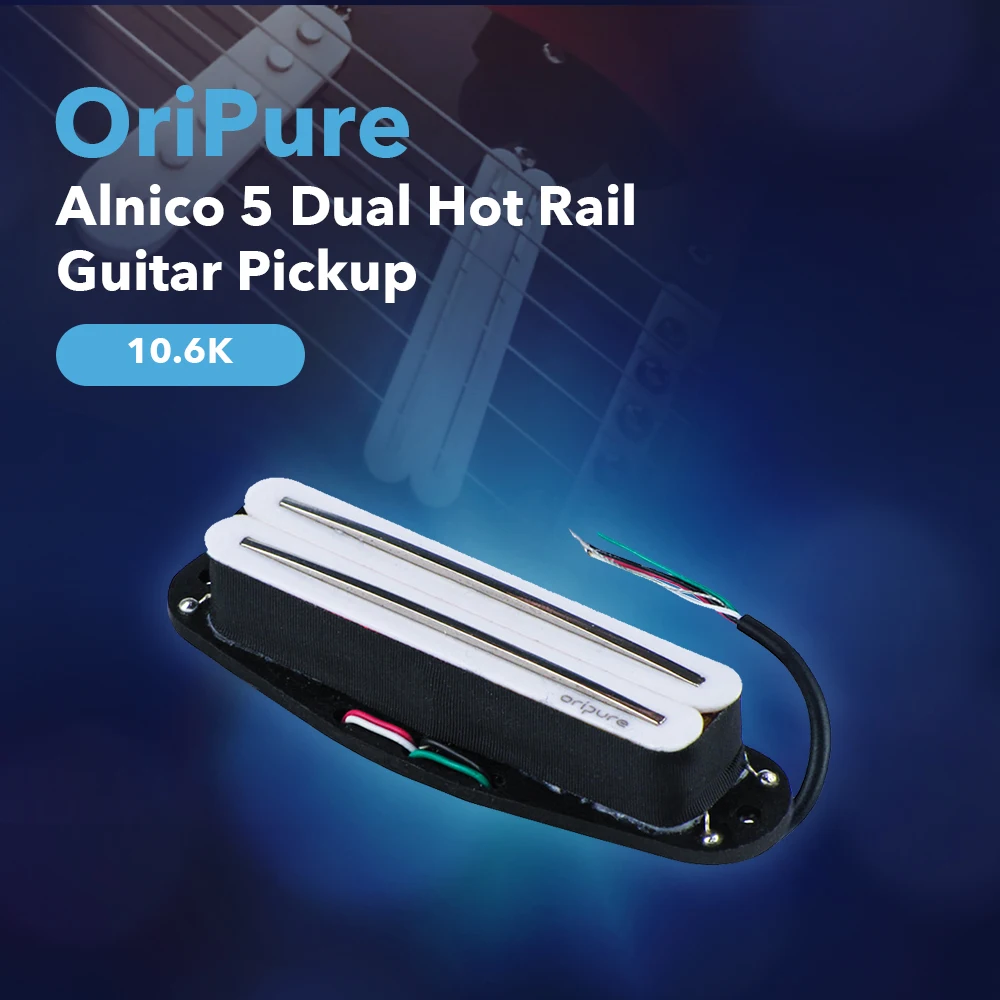 OriPure Humbucker Pickup Electric Guitar Dual Rail Pickup Alnico 5 Single-Coil-Sized Guitar Parts Accessories
OriPure Humbucker Pickup Electric Guitar Dual Rail Pickup Alnico 5 Single-Coil-Sized Guitar Parts Accessories