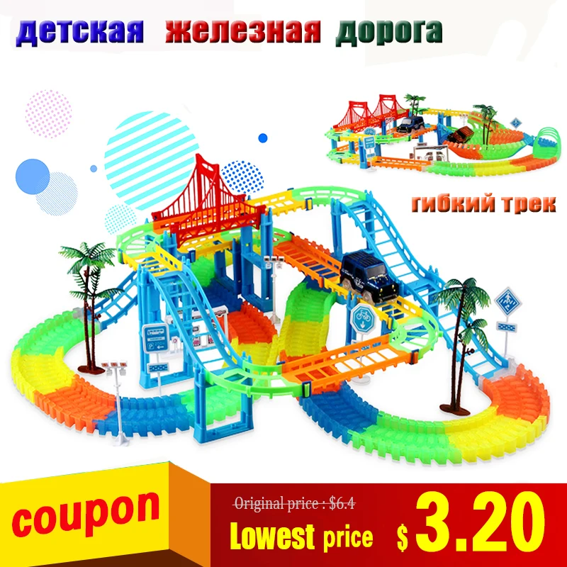 Road railway toys for children DIY Track car 1:43 luminous track curved flashing set model car Kids Pipes Racing Truck vip link
Road railway toys for children DIY Track car 1:43 luminous track curved flashing set model car Kids Pipes Racing Truck vip link