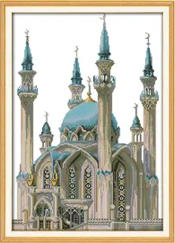Diy craft 11CT The blue castle 2 Needlework Painting DMC Counted Cross Stitch Kits for Embroidery Knitting Needles Hobby
Diy craft 11CT The blue castle 2 Needlework Painting DMC Counted Cross Stitch Kits for Embroidery Knitting Needles Hobby