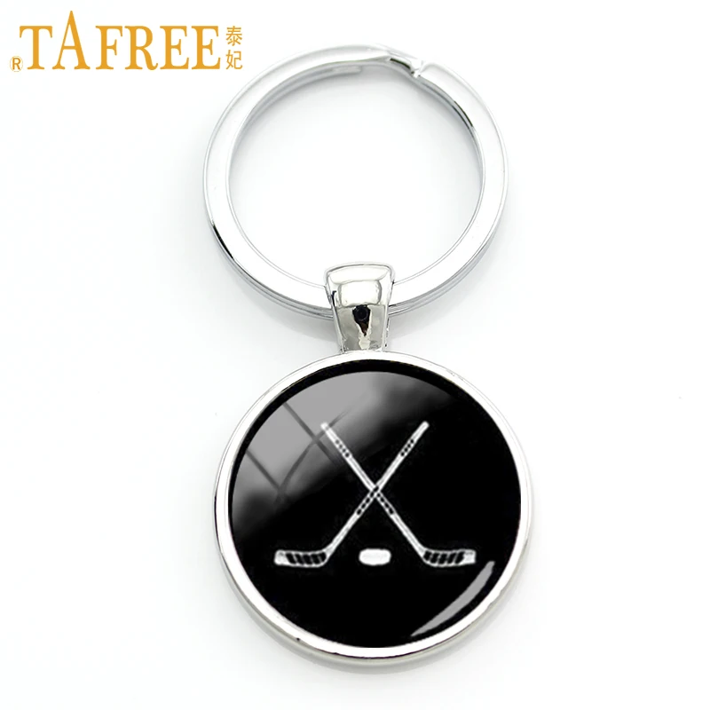 TAFREE new trendy ice hockey keychain crossed hockey sticks art key chain jewelry elegant leisure sports hockey fans gift KC424
TAFREE new trendy ice hockey keychain crossed hockey sticks art key chain jewelry elegant leisure sports hockey fans gift KC424