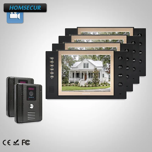 HOMSECUR 8" Video Door Entry Security Intercom+One Button Unlock for House/Flat TC011-B + TM801R-B
HOMSECUR 8" Video Door Entry Security Intercom+One Button Unlock for House/Flat TC011-B + TM801R-B