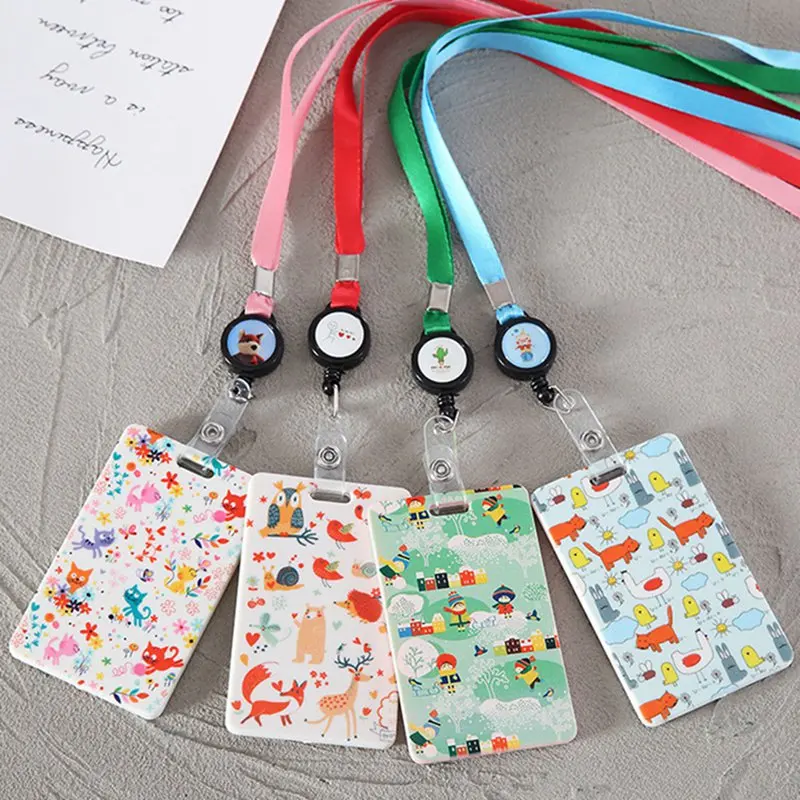 Cute Plastic Work ID Bus Card Badge Case Wallet Holder Cover With Neck Lanyard
Cute Plastic Work ID Bus Card Badge Case Wallet Holder Cover With Neck Lanyard