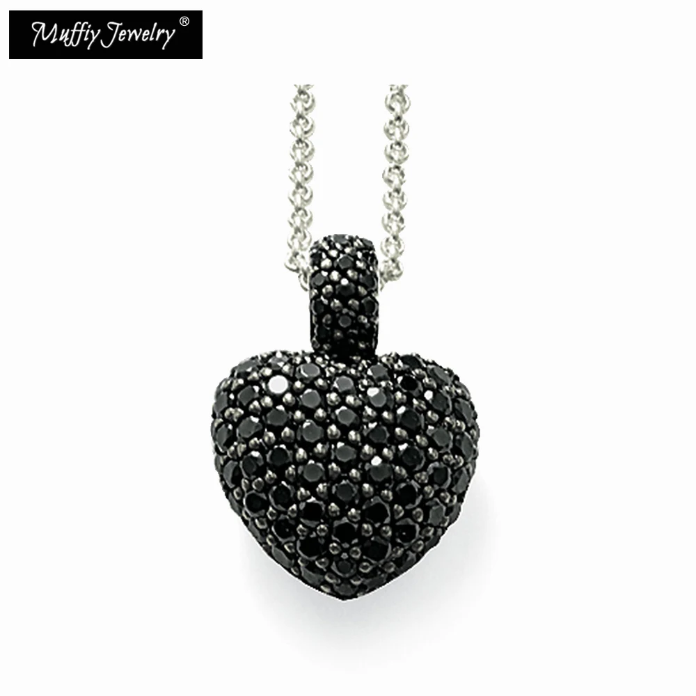 Black Zirconia Heart Necklace,Thomas Style Soul Fashion Good Jewelry For Women,2017 Ts Gift In 925 Sterling Silver,Super Deals
Black Zirconia Heart Necklace,Thomas Style Soul Fashion Good Jewelry For Women,2017 Ts Gift In 925 Sterling Silver,Super Deals