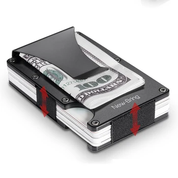 Portable Aluminum Card Holder Cash Clamp Holder Card Wallet Purse for Pocket Metal Money Holder
Portable Aluminum Card Holder Cash Clamp Holder Card Wallet Purse for Pocket Metal Money Holder