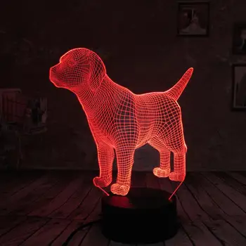 Cute dog night light 3D night light LED USB 7 color illusion acrylic gradient Kids bedside table lamp birthday gift decor lamp
Cute dog night light 3D night light LED USB 7 color illusion acrylic gradient Kids bedside table lamp birthday gift decor lamp