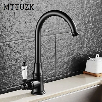 MTTUZKFree Shipping Deck Mounted Kitchen Faucet Black Porcelain Handle Faucet Hot Cold Mixer Basin Tap 360 Swivel Luxury Faucet
MTTUZKFree Shipping Deck Mounted Kitchen Faucet Black Porcelain Handle Faucet Hot Cold Mixer Basin Tap 360 Swivel Luxury Faucet