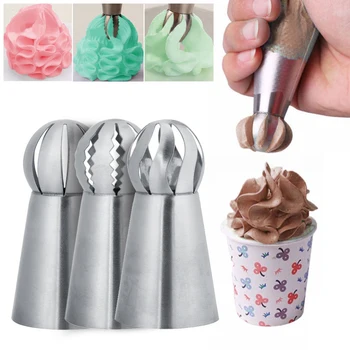 3PCS/Set Cake Icing Nozzles Russian Piping Tips Flower Cream Pastry Cake Decorating Tool Stainless Steel Kitchen Baking Tool
3PCS/Set Cake Icing Nozzles Russian Piping Tips Flower Cream Pastry Cake Decorating Tool Stainless Steel Kitchen Baking Tool