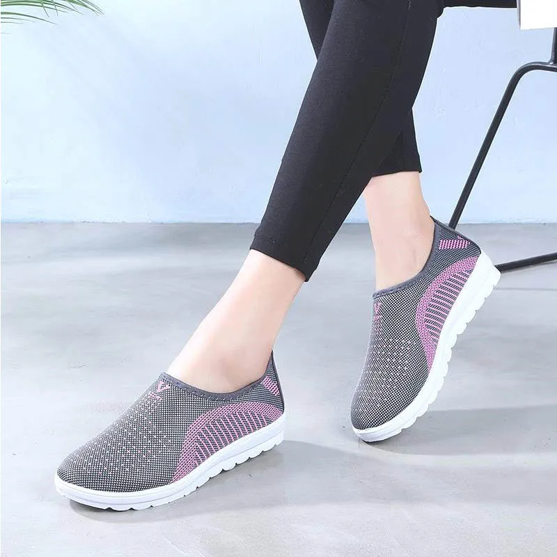 Spring New Knitted Women's Shoes Fashion Casual Low To Help Women's Sports Shoes Lightweight Non-slip Soft Bottom Running Shoes
Spring New Knitted Women's Shoes Fashion Casual Low To Help Women's Sports Shoes Lightweight Non-slip Soft Bottom Running Shoes