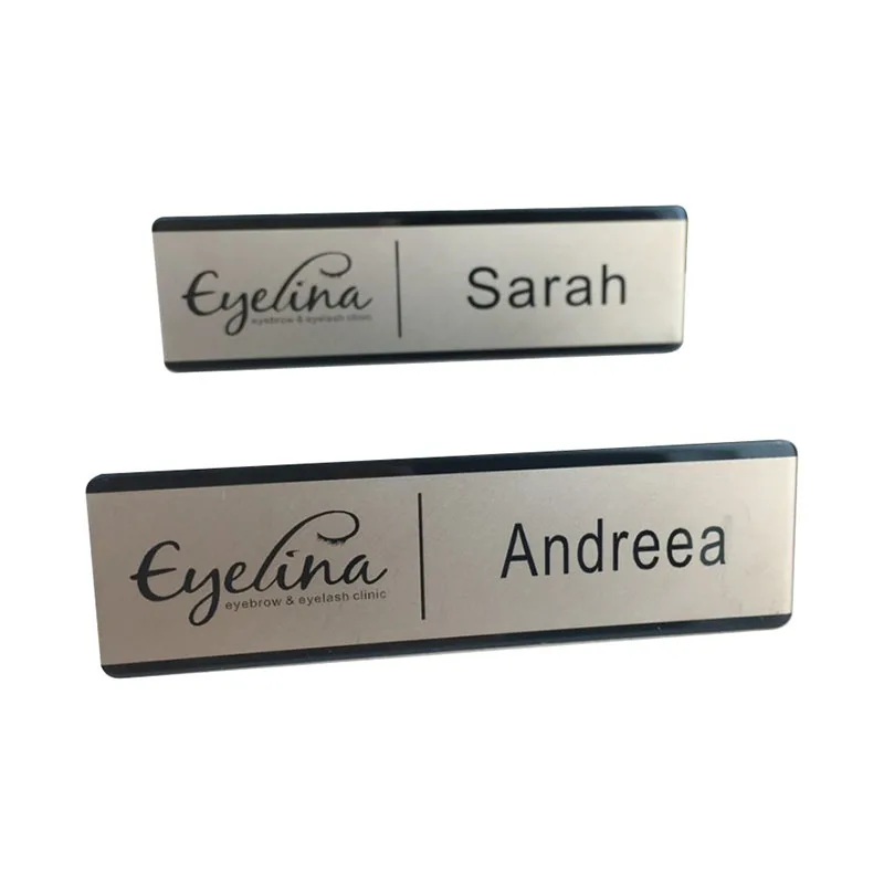 10pcs custom metal name badge laser engrave personalized name tag with magnetic or pin
10pcs custom metal name badge laser engrave personalized name tag with magnetic or pin