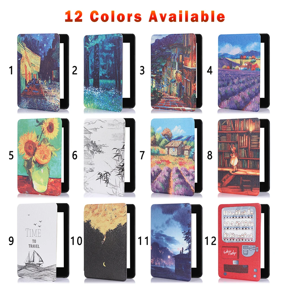 New Ultra Slim Smart Case PU Leather Cover Protective Shell for Amazon All-new Kindle 10th Gen 2019 Released Auto Wake/Sleep
New Ultra Slim Smart Case PU Leather Cover Protective Shell for Amazon All-new Kindle 10th Gen 2019 Released Auto Wake/Sleep