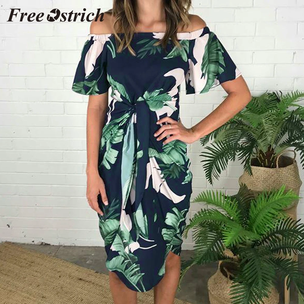 Free Ostrich 2019 Women Floral Leaves Print Party Clubwear Cold Off Shoulder Bohe Beach Dress Brief Ins Style Green Dress New
Free Ostrich 2019 Women Floral Leaves Print Party Clubwear Cold Off Shoulder Bohe Beach Dress Brief Ins Style Green Dress New