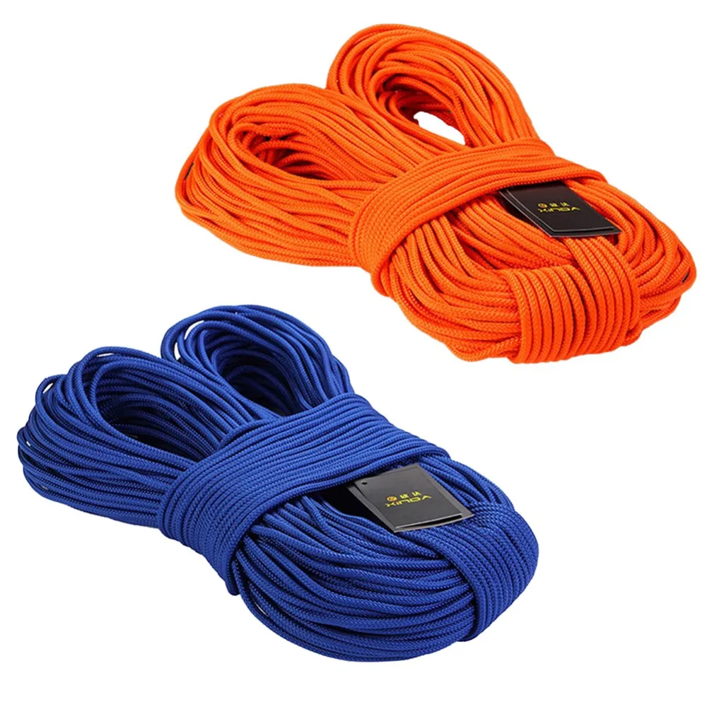 6mm Paracord Auxiliary Rope Portable Multiple Uses survival Safety Professional durable paracord rope for outdoor Climbing Cord
6mm Paracord Auxiliary Rope Portable Multiple Uses survival Safety Professional durable paracord rope for outdoor Climbing Cord