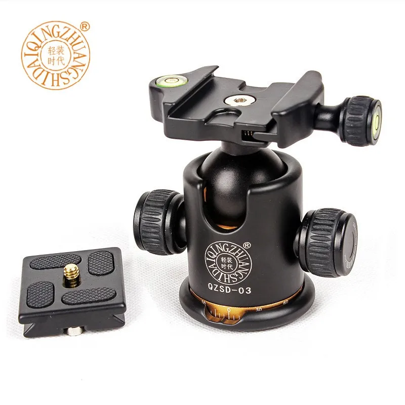 CNP QZSD-03 SLR Camera Tripod Ball Type Panoramic Hydraulic Micro-locking Swivel Camera Head Fitting For Sirui Benro Manfrotto
CNP QZSD-03 SLR Camera Tripod Ball Type Panoramic Hydraulic Micro-locking Swivel Camera Head Fitting For Sirui Benro Manfrotto
